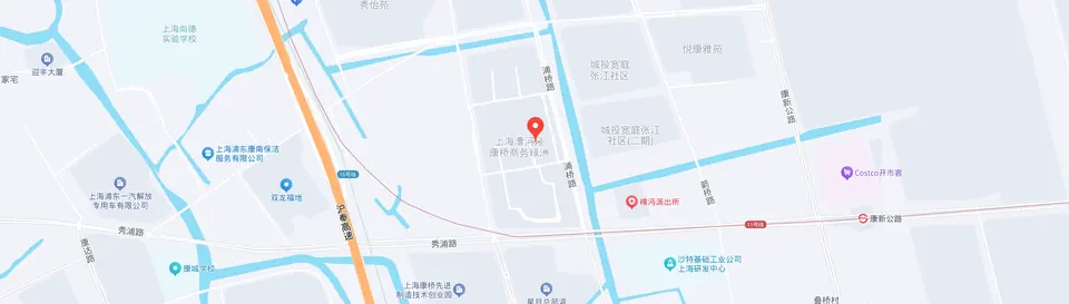 百度地图-上海市浦东新区秀浦路2555号